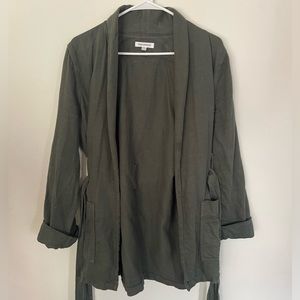 Good American tie waist jacket